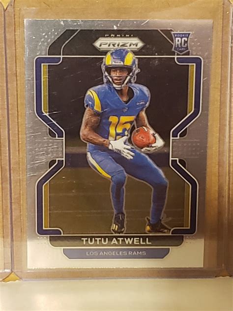 Tutu Atwell Prizm Rookie Card Los Angeles Rams Wide Receiver B Ebay