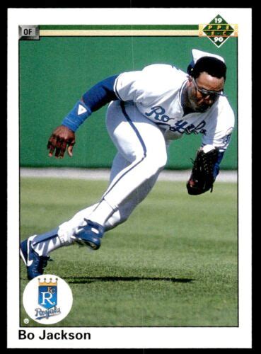 1990 Upper Deck Bo Jackson Kansas City Royals 105B EBay