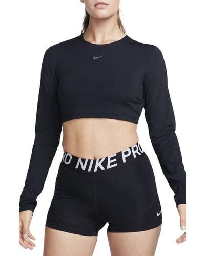 Nike Long Sleeve Crop Tops For Women Up To 60 Off Lyst