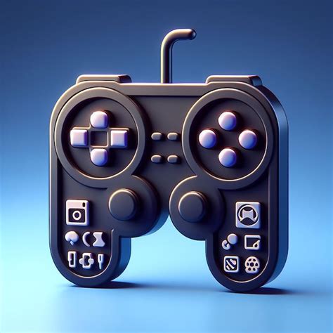 Icono Del Controlador De Juego Del Gamepad Aislado Ilustraci N De