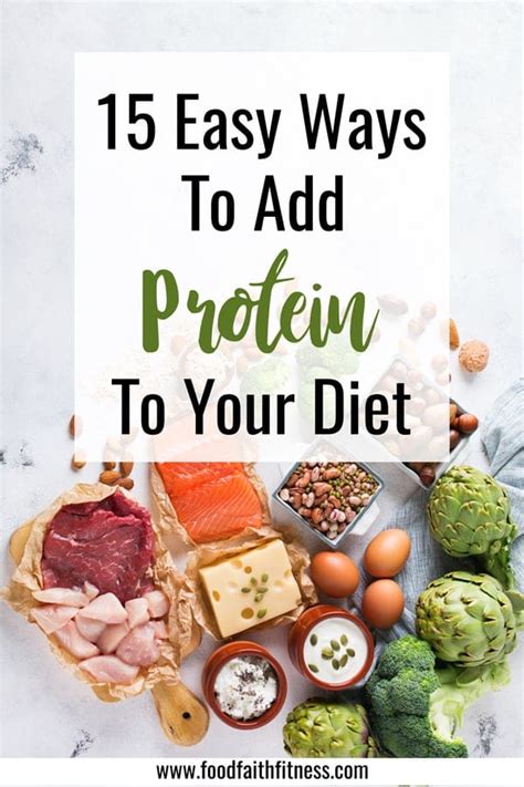 How To Increase Protein Intake 15 Easy Ways Food Faith Fitness