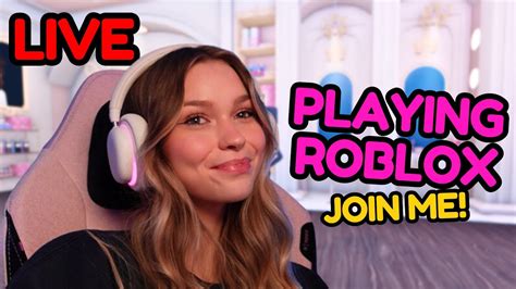 Live Playing Roblox Join Me Youtube