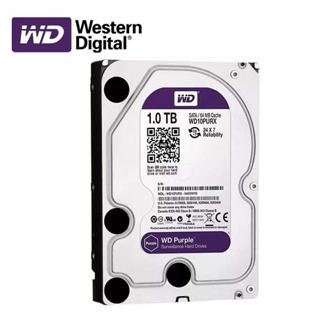 Disco Duro Western Digital Tb Sata Mb Para Cctv Tecnit