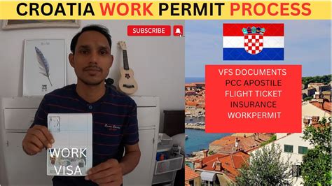 CROATIA WORK PERMIT PROCESS 2023 CROATIA WORK PERMIT VISA FOR INDIAN