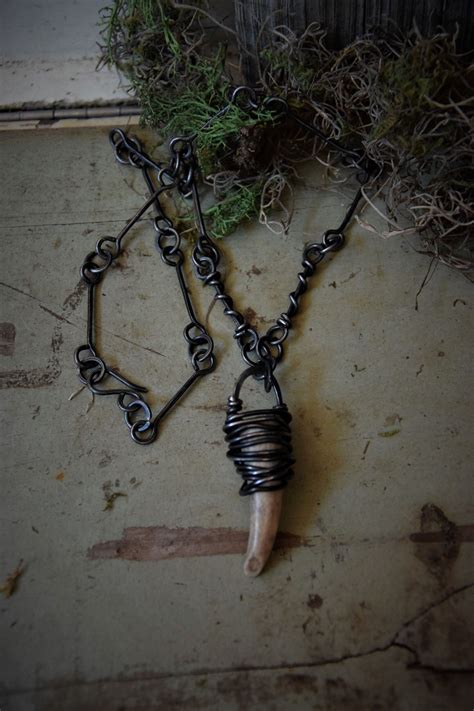 Antler Tine Statement Necklace