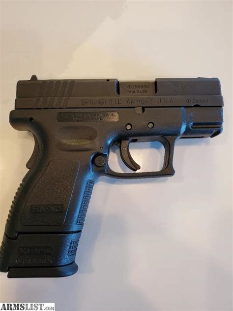 Armslist For Sale Springfield Armory Xd 9 3 Sub Compact 9mm Handgun W 3 Hi Cap Magazines