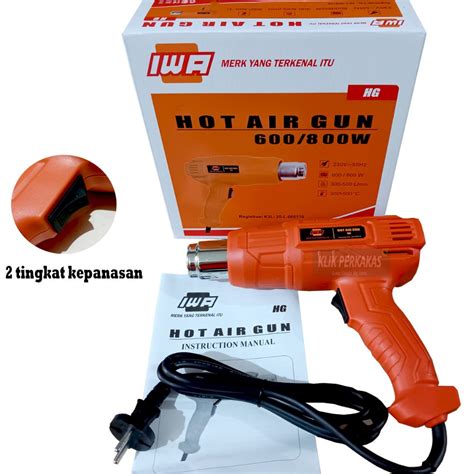 Jual By Iwa Hot Gun Hotgun Hot Air Gun Pistol Pemanas Listrik Heat Gun