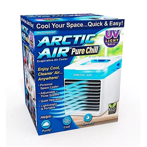 Arctic Air Pure Chill - Portable Evaporative Cooler with UV Light in ...