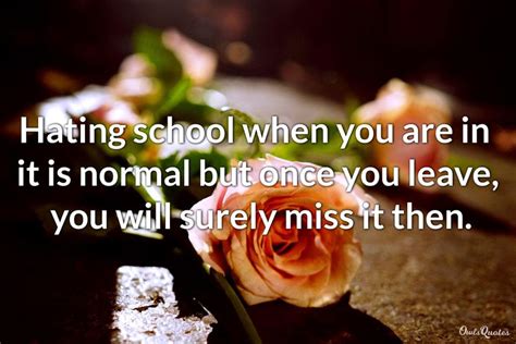 Top 20 School Memories Quotes