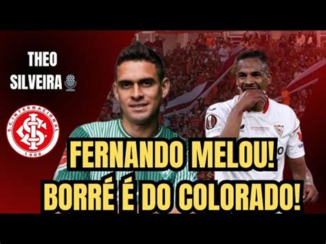 Borr Do Inter Fernando Melou E O Thiago Maia Barcellos Na Europa