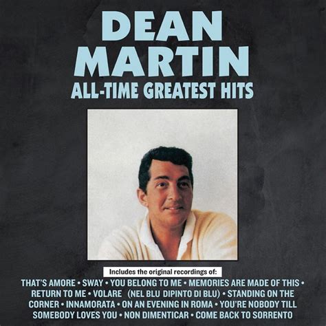 Dean Martin - Dean Martin All-Time Greatest Hits – Orbit Records