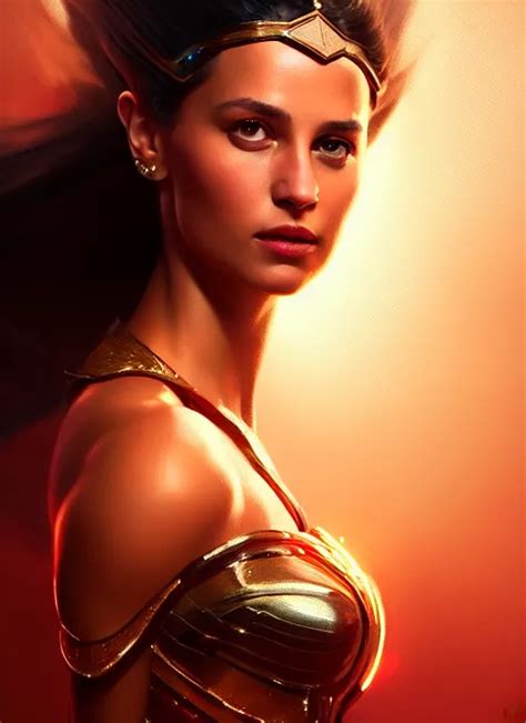 Portrait Of Darna Alicia Vikander Intricate Stable Diffusion OpenArt