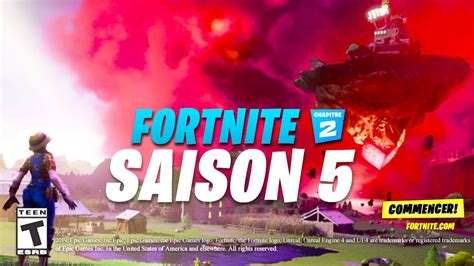 Fortnite Saison 5 Chapitre 2 Date Officiel Skin Passe De Combat Map Trailer Youtube