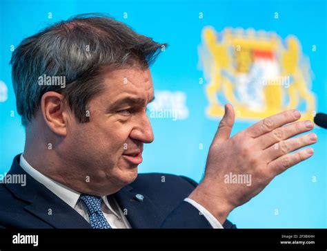 München Deutschland März 2021 16th Markus Söder CSU