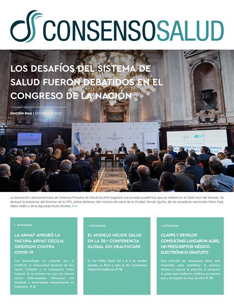 Revista Consenso Salud N By Consenso Salud Actualidad En Salud