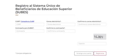 Cómo me registro en el SUBES Becas México