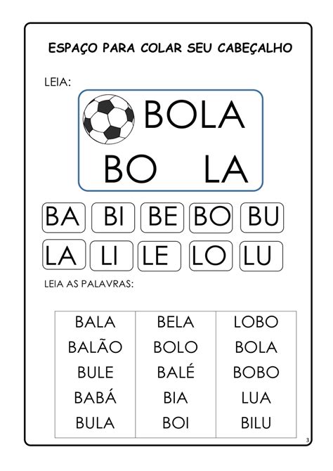 14 Atividades De Alfabetização Letra B Para Baixar Em Pdf