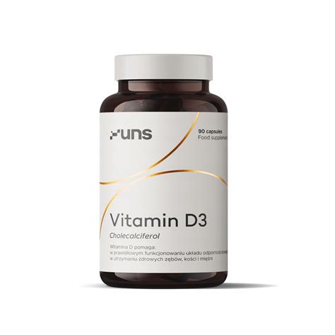 UNS Vit D3 4000 IU 90 Kaps MOCNA WITAMINA D3 12203748681 Allegro Pl