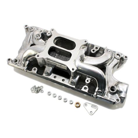 Intake Manifolds Assault Racing Products Pc2020 Small Block Chevy Dual Plane High Rise Polished