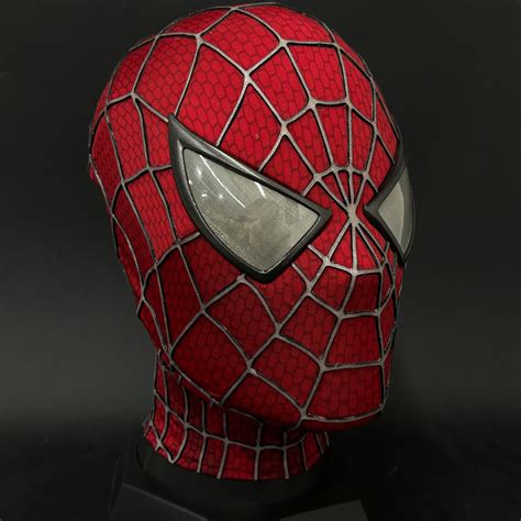 Spiderman Mask Cosplay Sam Raimi Spiderman Mask Adults With Etsy