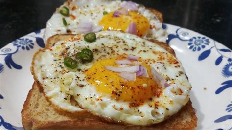 Poached Egg Recipe Half Fry Egg Recipe Youtube