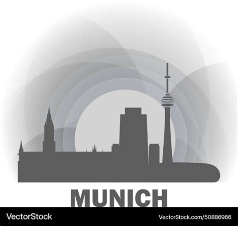 Germany munich Royalty Free Vector Image - VectorStock