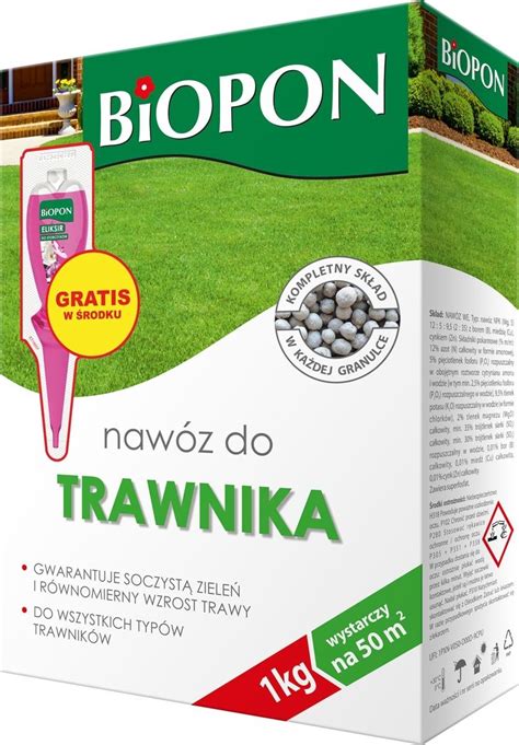 Naw Z Do Trawnika Kg Biopon Kategorie Nawozy Trawnik Kwiaton Pl