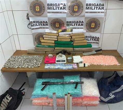 Casal é Preso Por Tráfico De Drogas E Porte Ilegal De Arma De Fogo