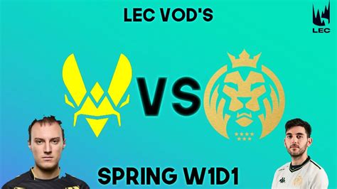 VIT Vs MAD Game 3 Day 1 Week 1 LEC Spring Split Team Vitality Vs