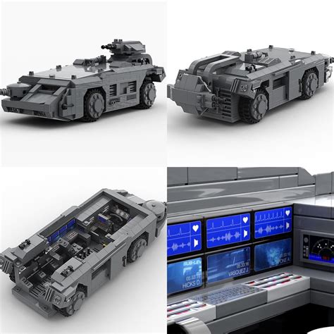 Aliens M577 Apc Moc Built With 770 Lego Elements This Awesome Vehicle Is Loaded With Details