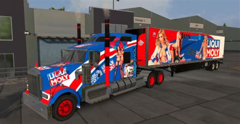 Skin Pack Kenworth W Trailer Liqui Moly Apendi Skins