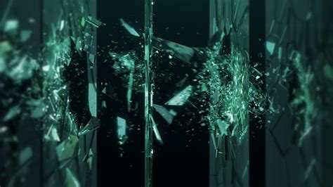 Shattered Glass Ident Behance