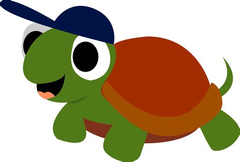 Happy Turtle Illustration Vector On White Background 13734227 Vector