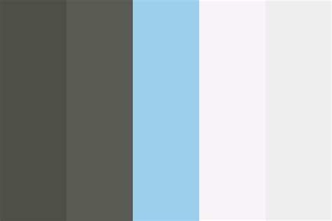 Blue White And Black Color Palette