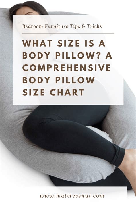 What Size Is A Body Pillow Body Pillow Size Chart For All Shapes Pillow Sizes Chart Body