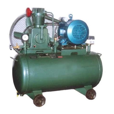 Ac Power Lubricated Stationary Non Silent Reciprocating Air Compressors