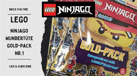 Heute wird es Goldig LEGO Ninjago Wundertüte Mysterypack GOLD PACK