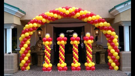 How To Make A Balloon Arch Balloon Decoration Ideas Youtube