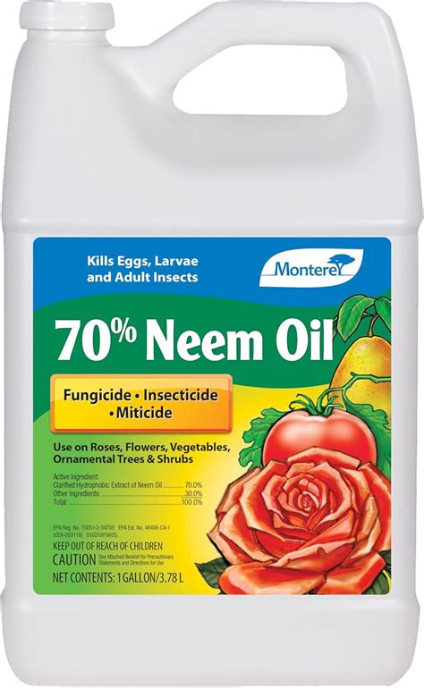 Monterey 70 Neem Oil Organic Gardening Fungicide