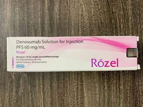 Rozel Mg Denosumab Solution Injection Pfs At Rs Piece Rozel