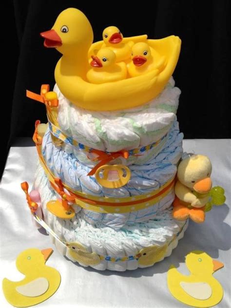 Items Similar To Rubber Ducky Diaper Cake On Etsy