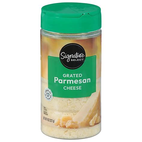 Signature Select Grated Parmesan Cheese 8 Oz Safeway