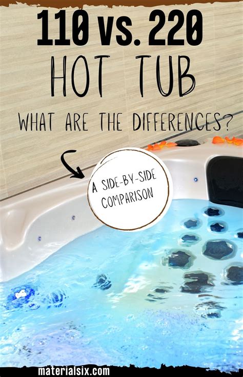 110 Vs 220 Hot Tub What Are The Differences