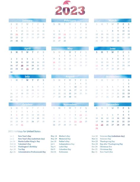 Kalender 2023 Png