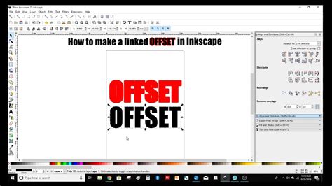 How To Offset Text In Inkscape Gaismarter