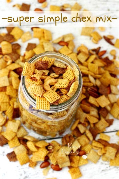 Super Simple Homemade Chex Mix Recipe - Kim's Cravings