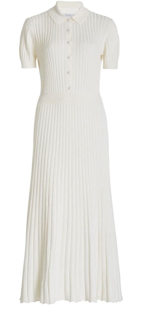 Gabriela Hearst Amor Knit Dress In Ivory UFO No More