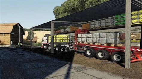 Fs Warehouse Of Products On Pallets V Farming Simulator