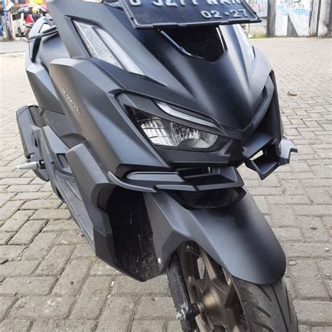 Winglet VARIO 160 2022 2023 Bahan ABS Plastik Hitam Carbon Premium