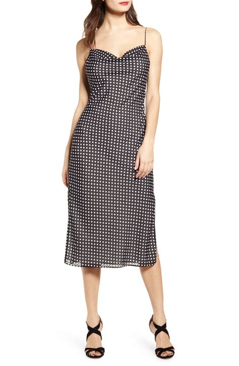 Endless Rose Polka Dot Midi Dress Nordstrom